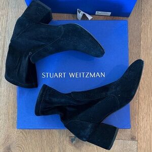 Stuart Weitzman Black sock bootie